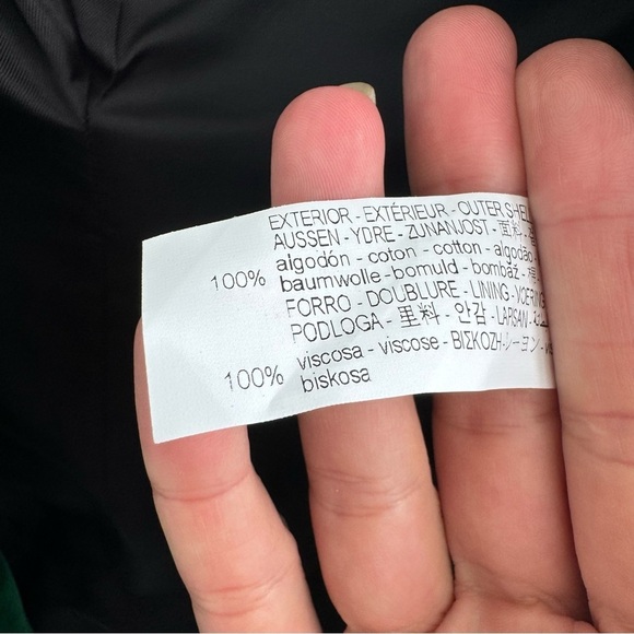 Zara LIMITED EDITION bloggers favorite emerald Green Velvet Blazer,size XS - Picture 14 of 16